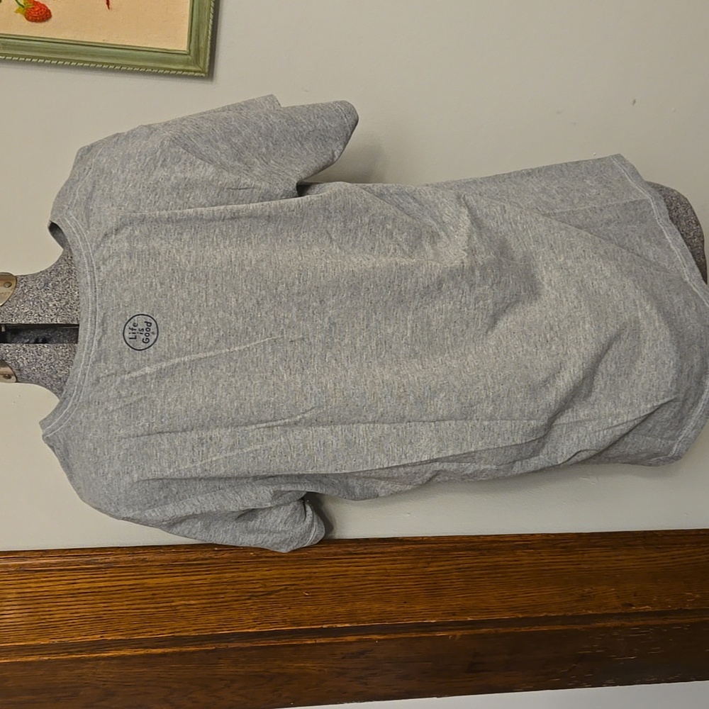 Life is Good Social Network Gray Crusher Tee - Picture 4 of 6
